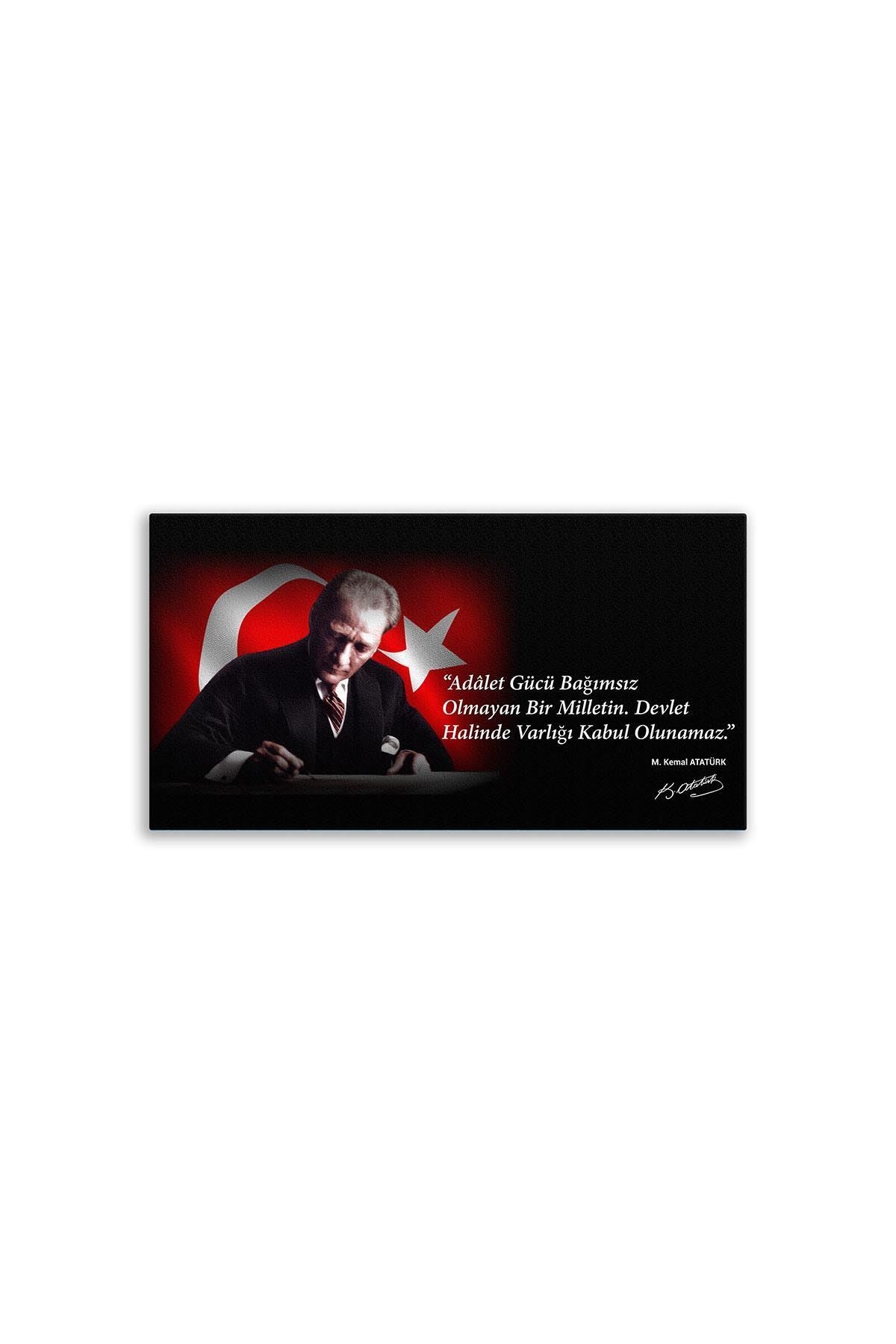 Atatürk Dekoratif Kanvas Tablo