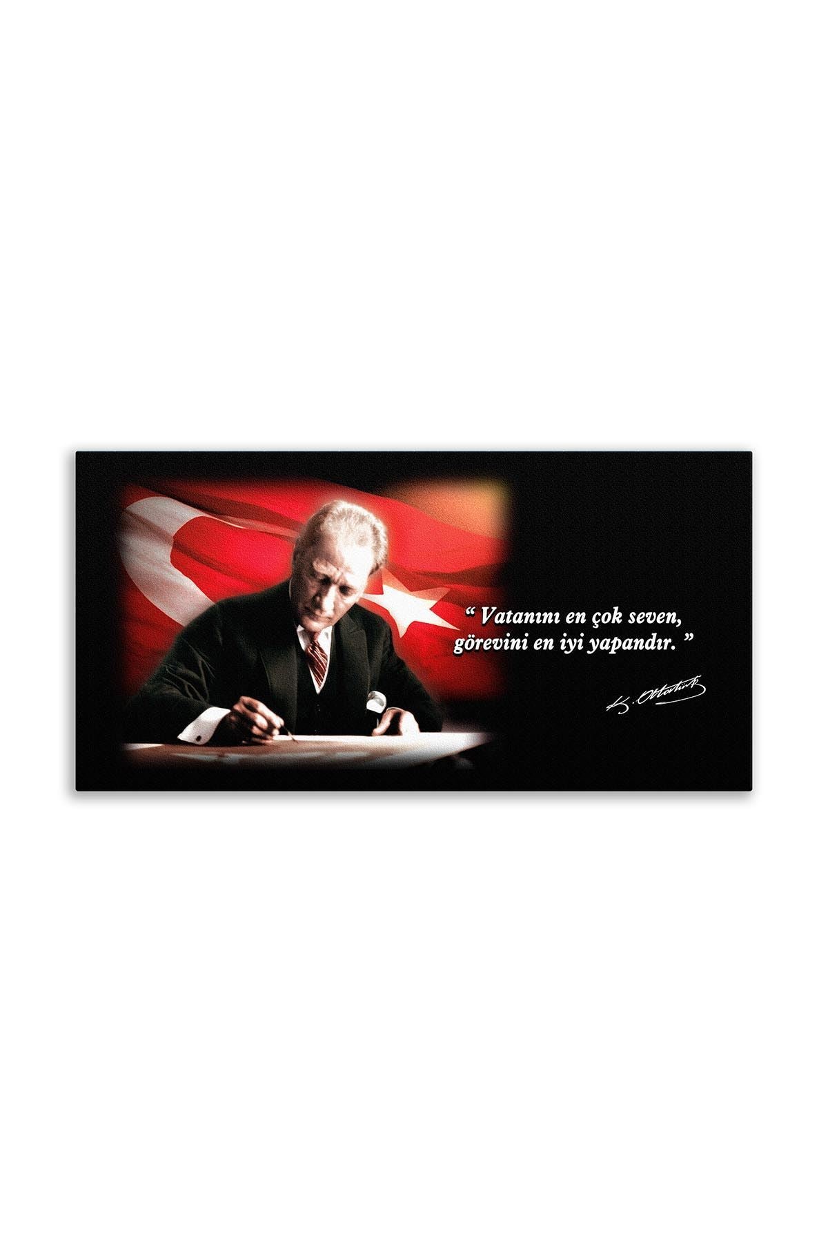 Atatürk Dekoratif Kanvas Tablo