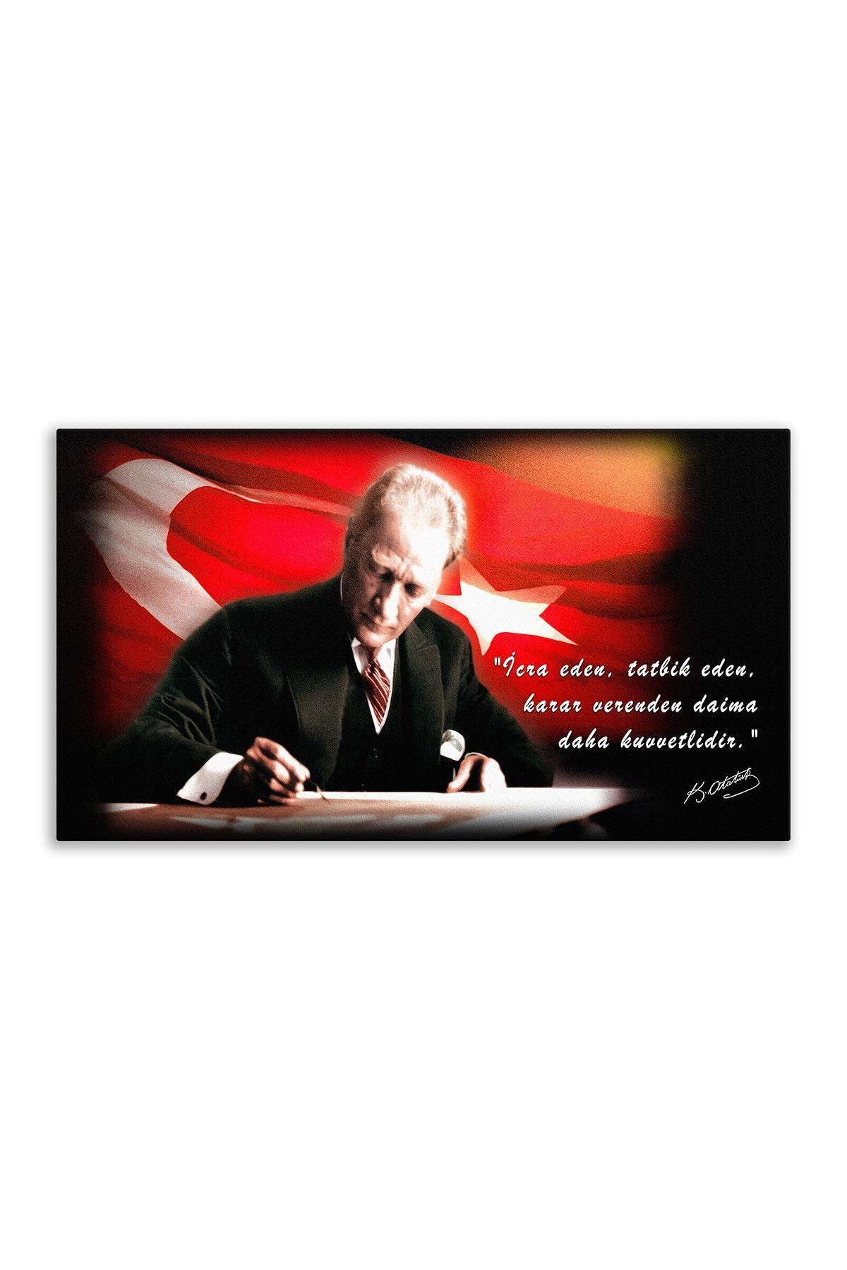 Atatürk Dekoratif Kanvas Tablo