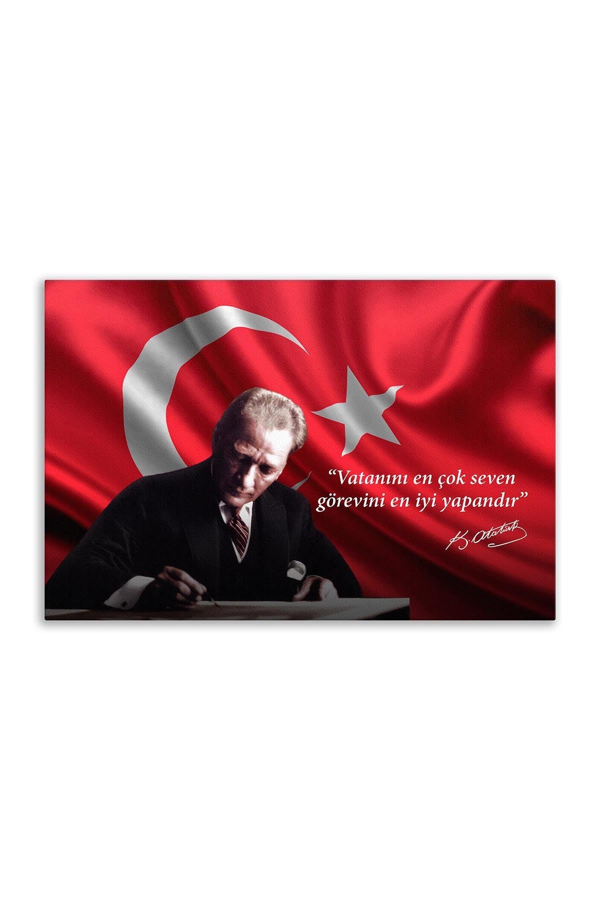 Atatürk Dekoratif Kanvas Tablo