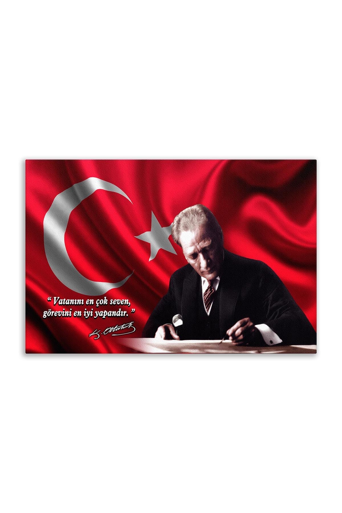 Atatürk Dekoratif Kanvas Tablo