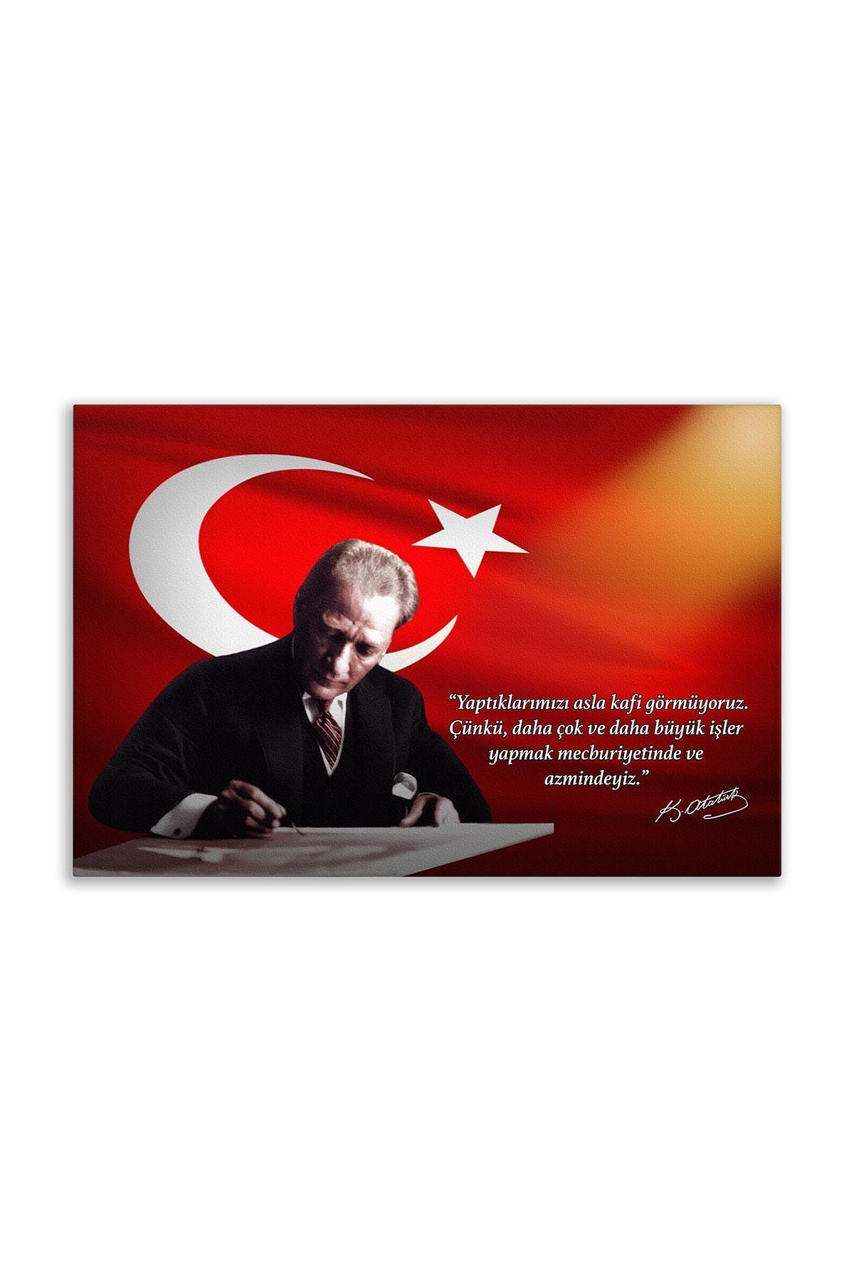 Atatürk Dekoratif Kanvas Tablo