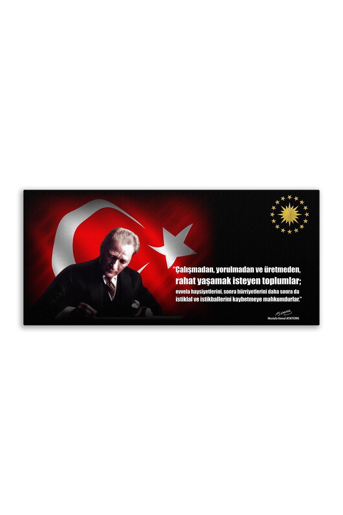 Atatürk Dekoratif Kanvas Tablo