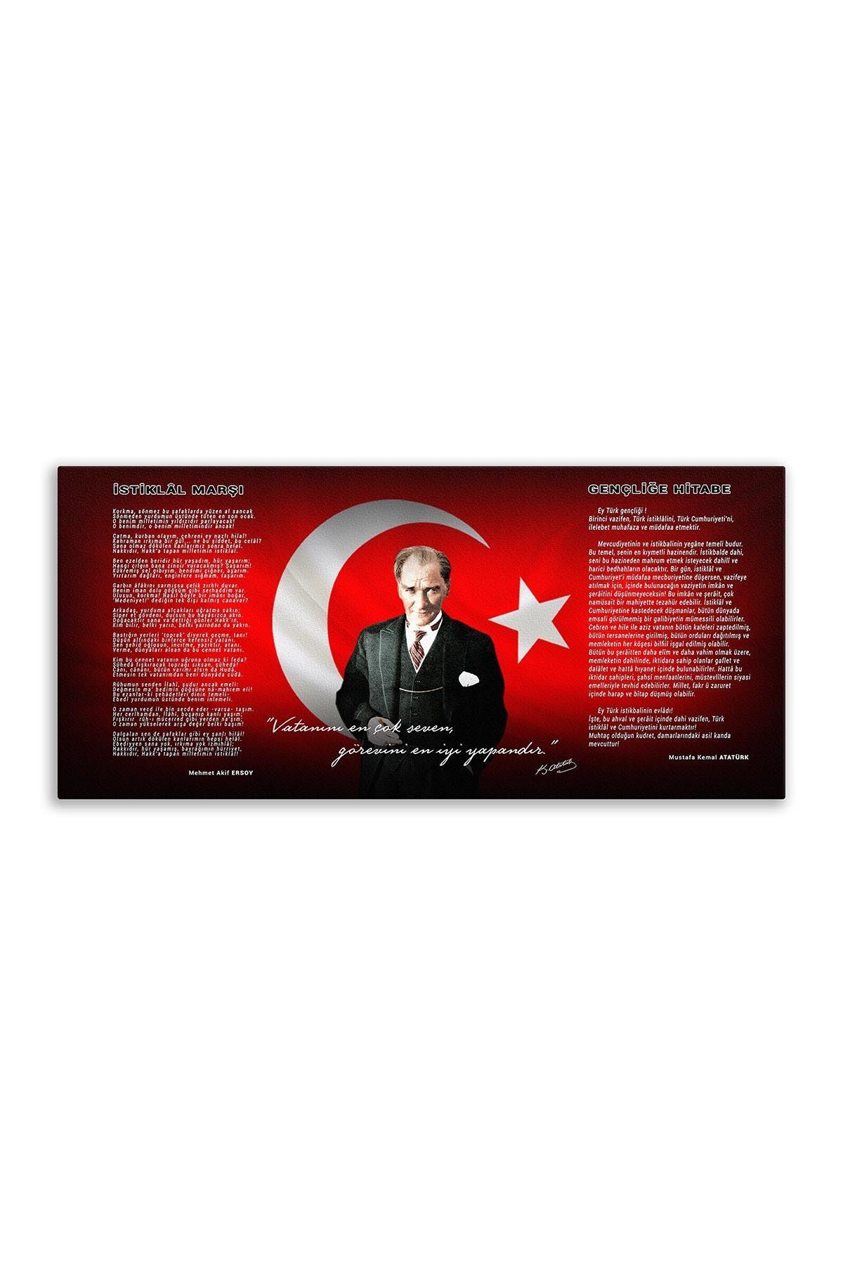 Atatürk Dekoratif Kanvas Tablo
