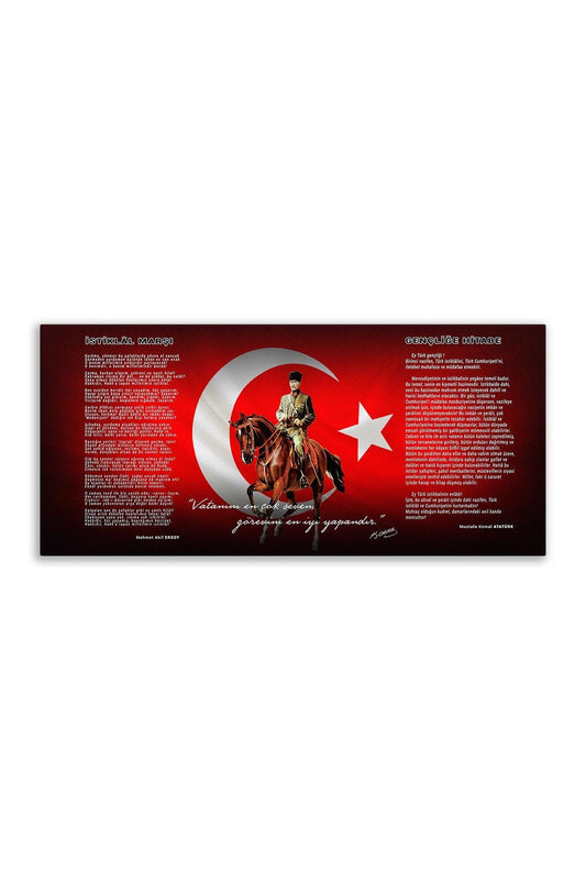 Atatürk Dekoratif Kanvas Tablo