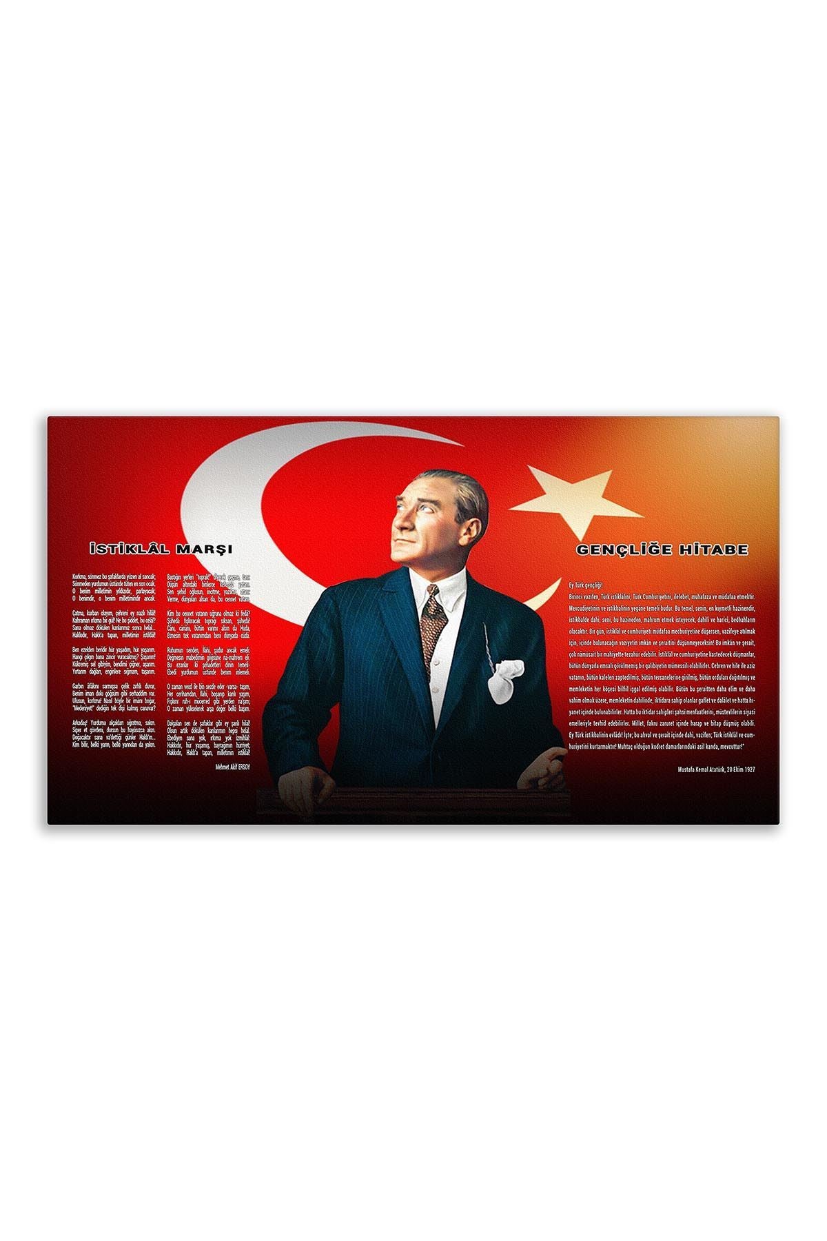 Atatürk Dekoratif Kanvas Tablo