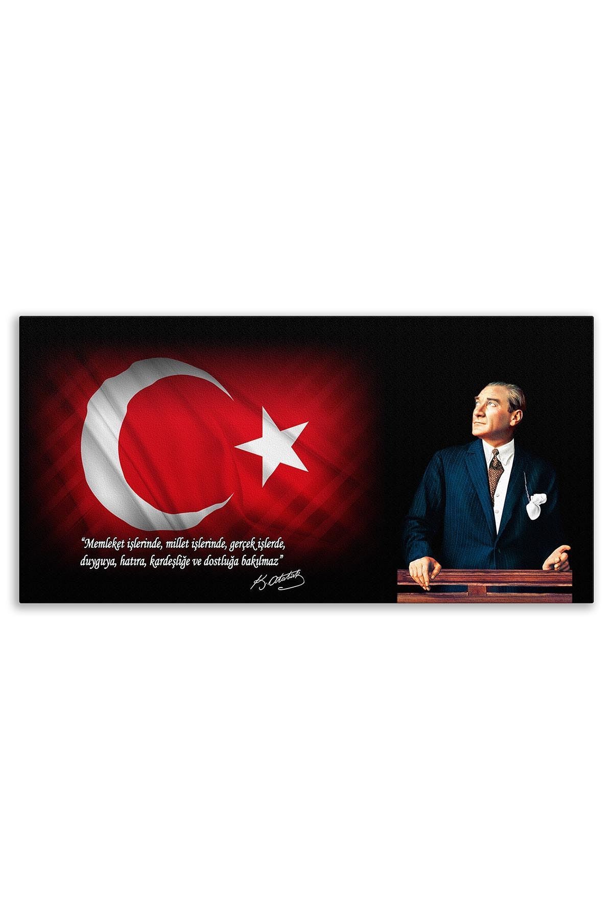Atatürk Dekoratif Kanvas Tablo