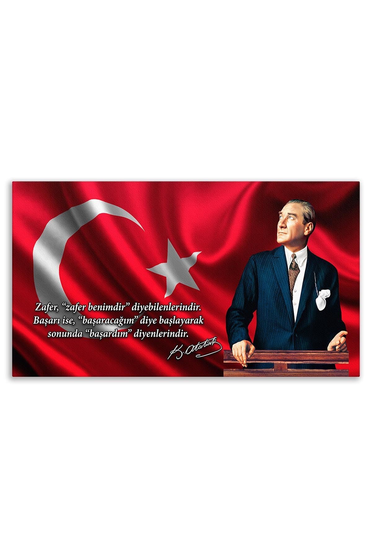 Atatürk Dekoratif Kanvas Tablo