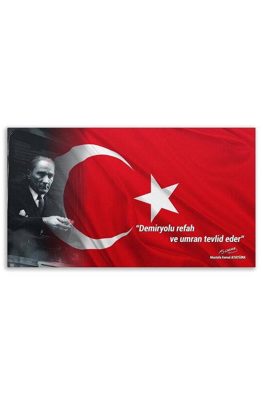 Atatürk Dekoratif Kanvas Tablo
