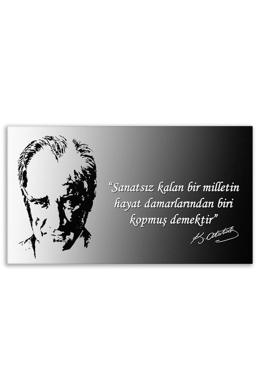 Atatürk Dekoratif Kanvas Tablo