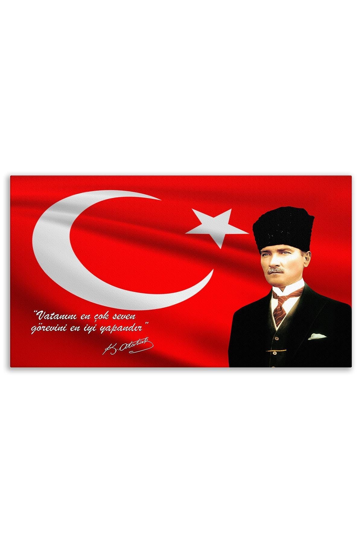 Atatürk Dekoratif Kanvas Tablo