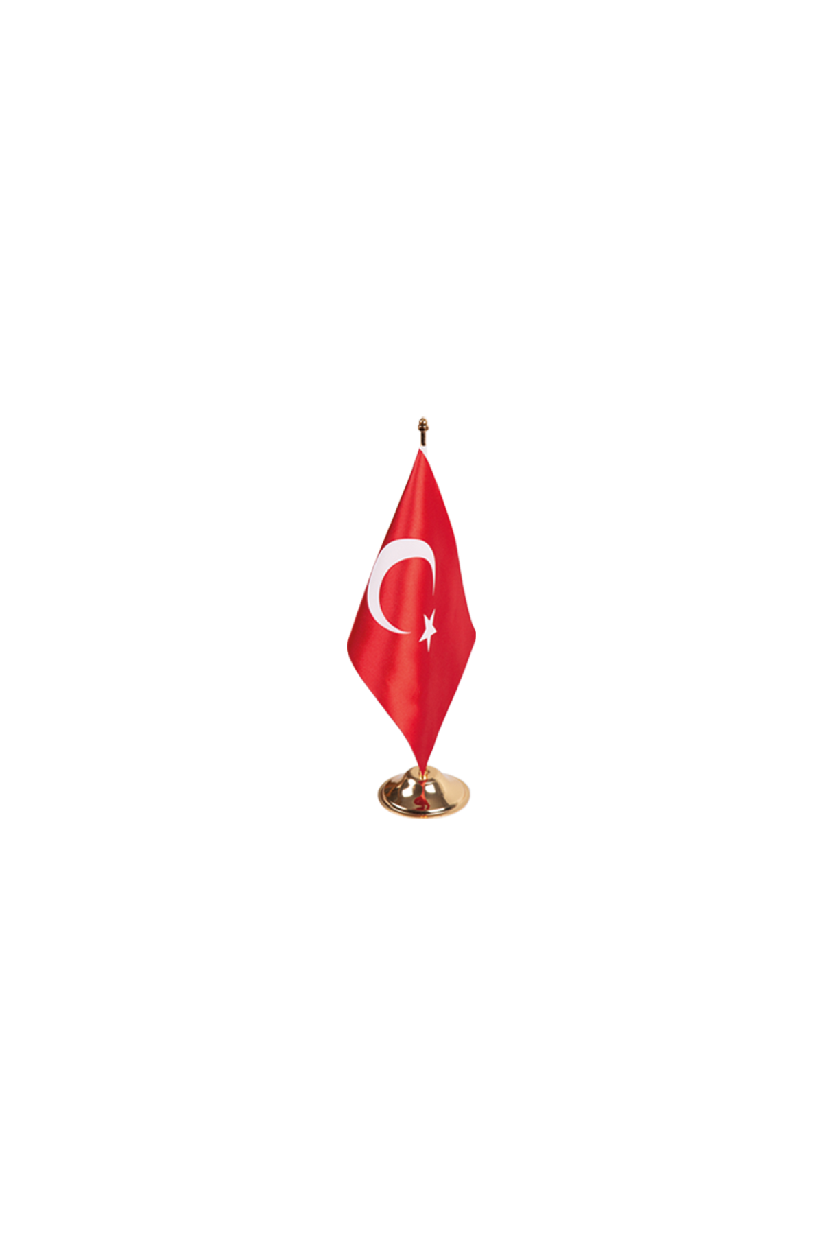 Tekli Masa Bayrağı (Gold)