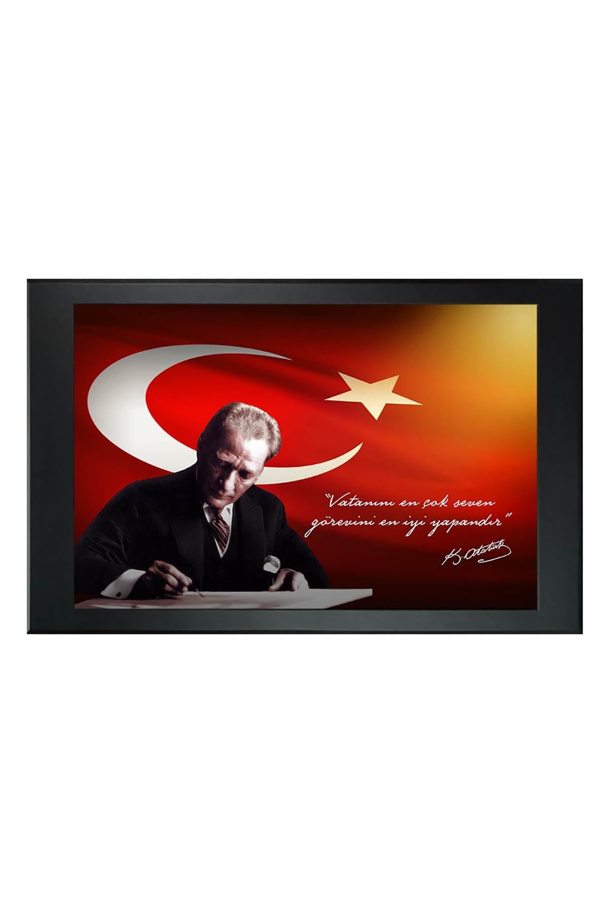 Atatürk Resimli Makam Panosu - RMP004-4