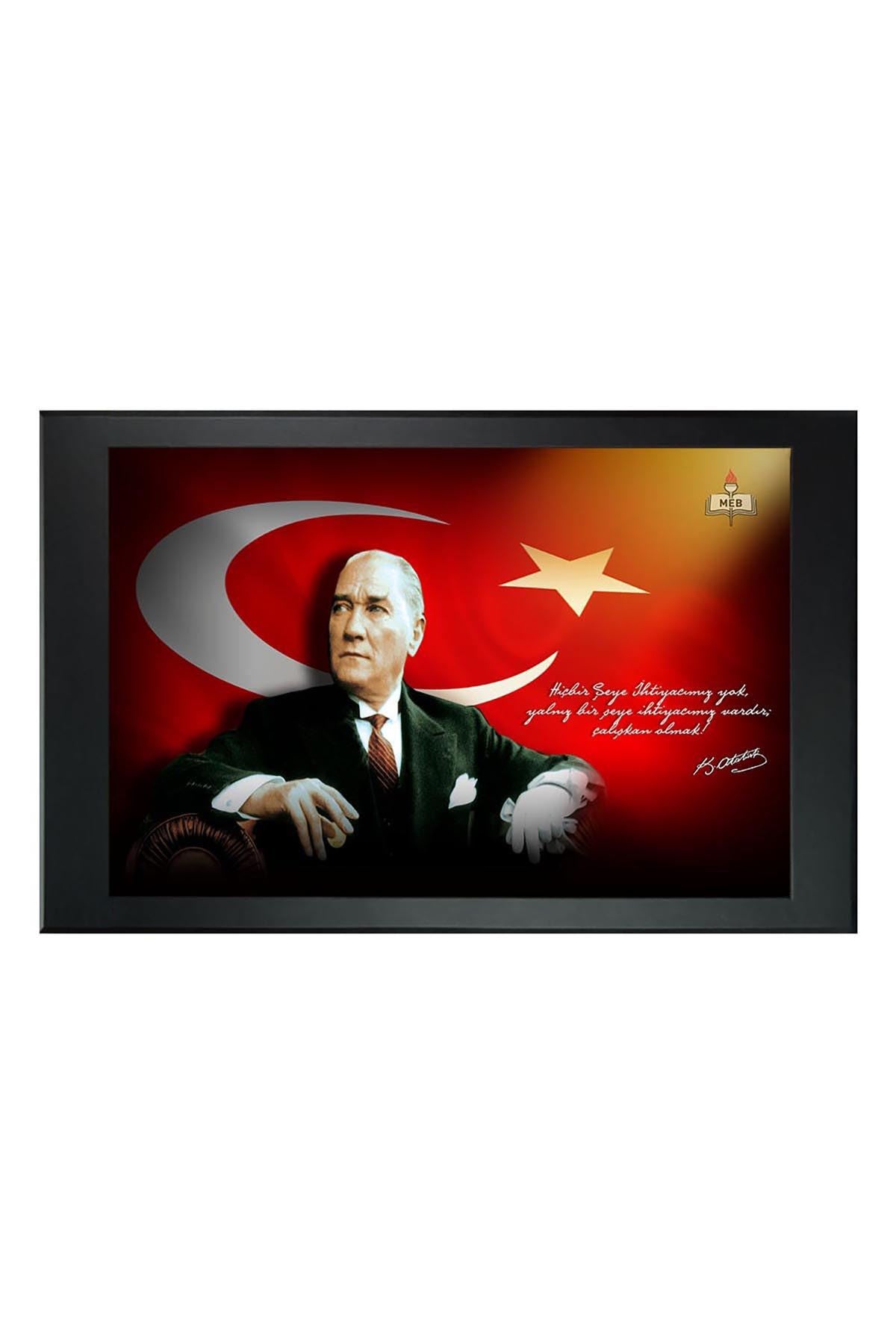 Atatürk Resimli Makam Panosu - RMP009-1
