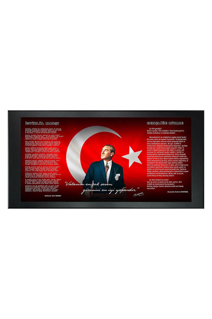 Atatürk Resimli Makam Panosu - RMP0012-3
