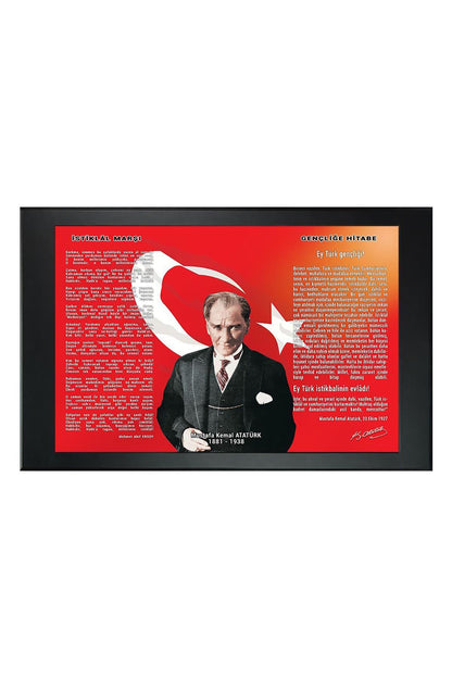 Atatürk Resimli Makam Panosu - RMP0013-3