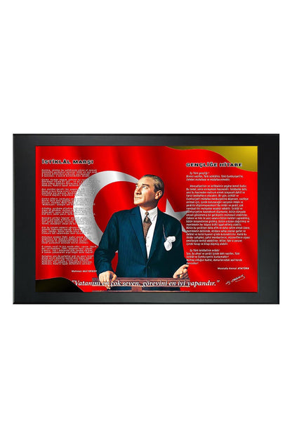 Atatürk Resimli Makam Panosu - RMP0016-1