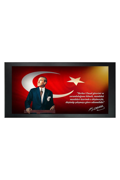 Atatürk Resimli Makam Panosu - RMP026-2