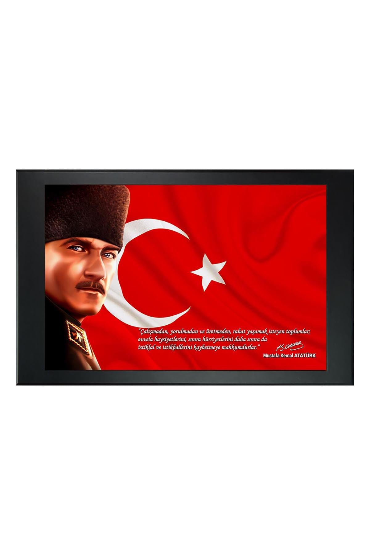 Atatürk Resimli Makam Panosu - RMP032-1