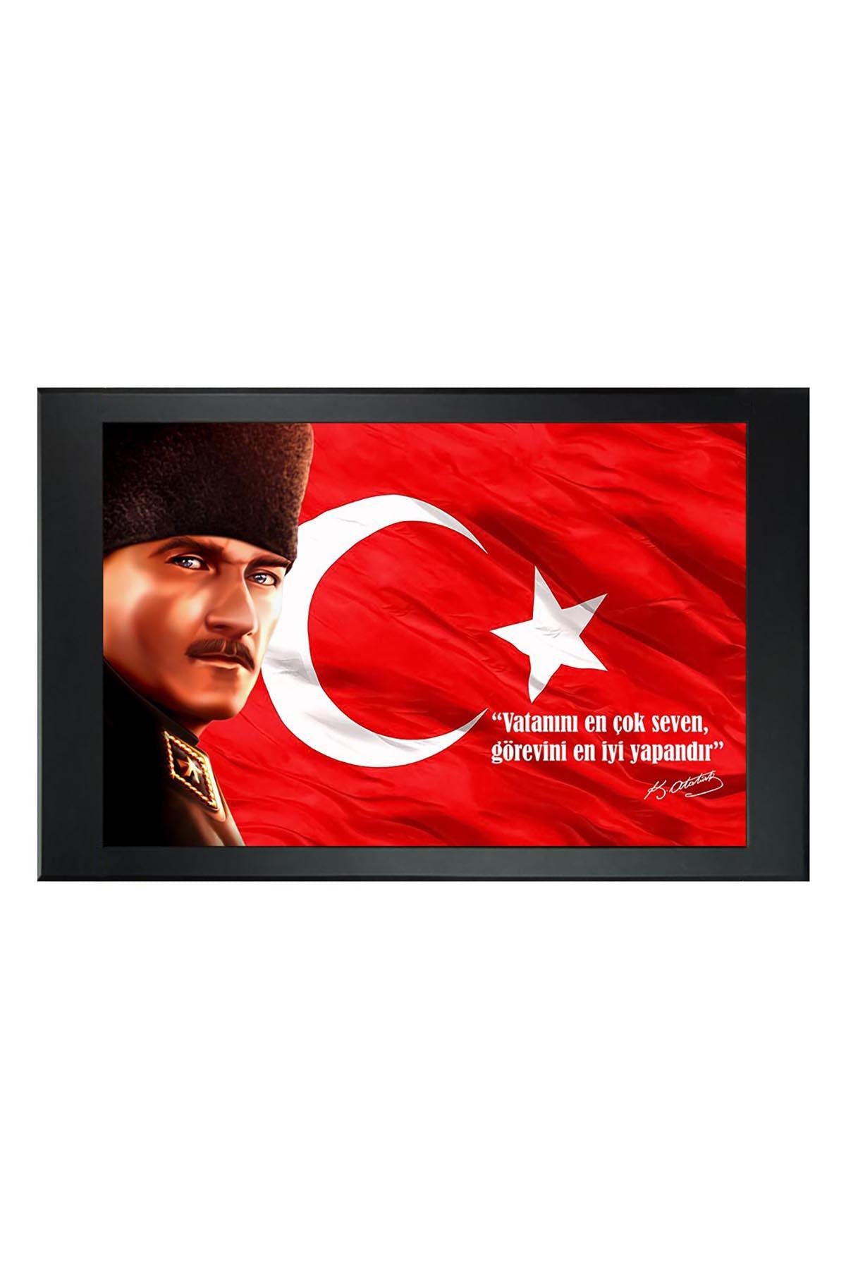 Atatürk Resimli Makam Panosu - RMP032-3