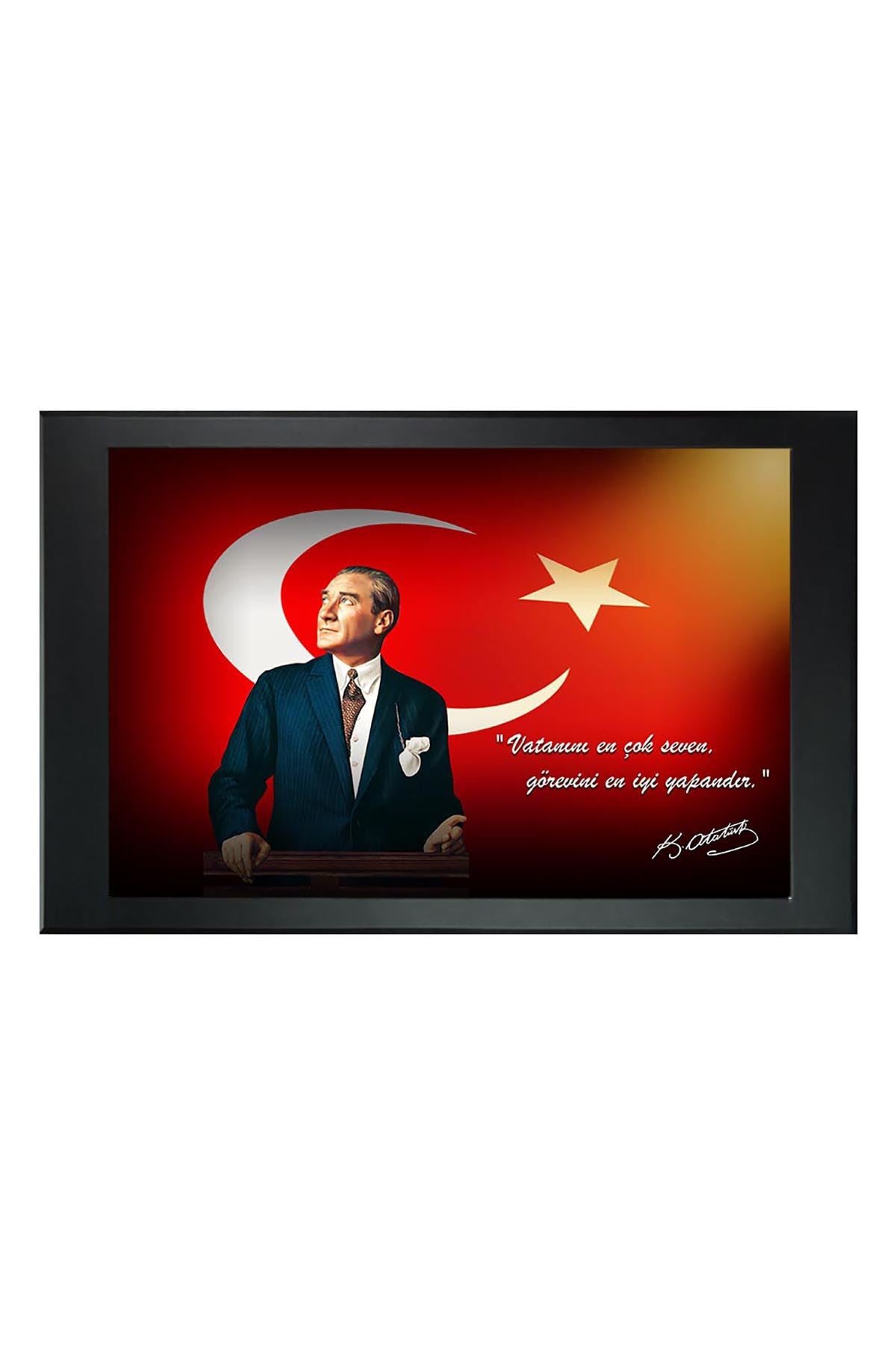 Atatürk Resimli Makam Panosu - RMP026-1