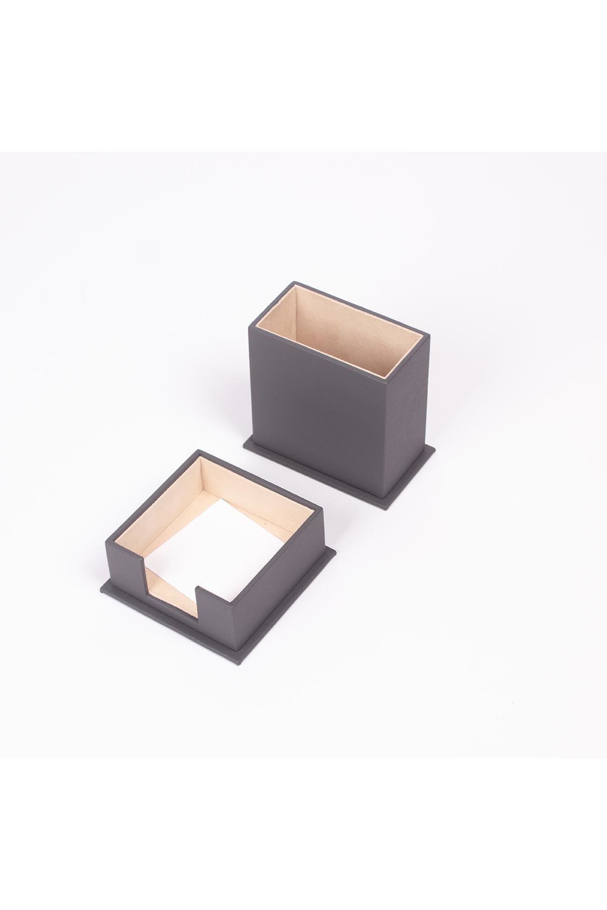 Gri Sümen Takımı 4 Parça – Masa Sümen Takımı