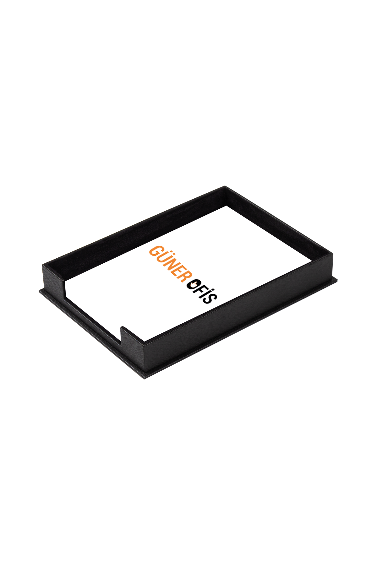 Deri Sümen Takımı Siyah 10 Parça Tekli Evrak Raflı – Premium Masa Sümen Takımı