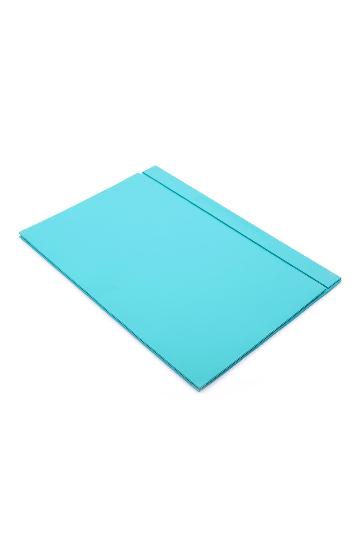 Deri Sümen Takımı Turkuaz 10 Parça Tekli Evrak Raflı – Premium Masa Sümen Takımı