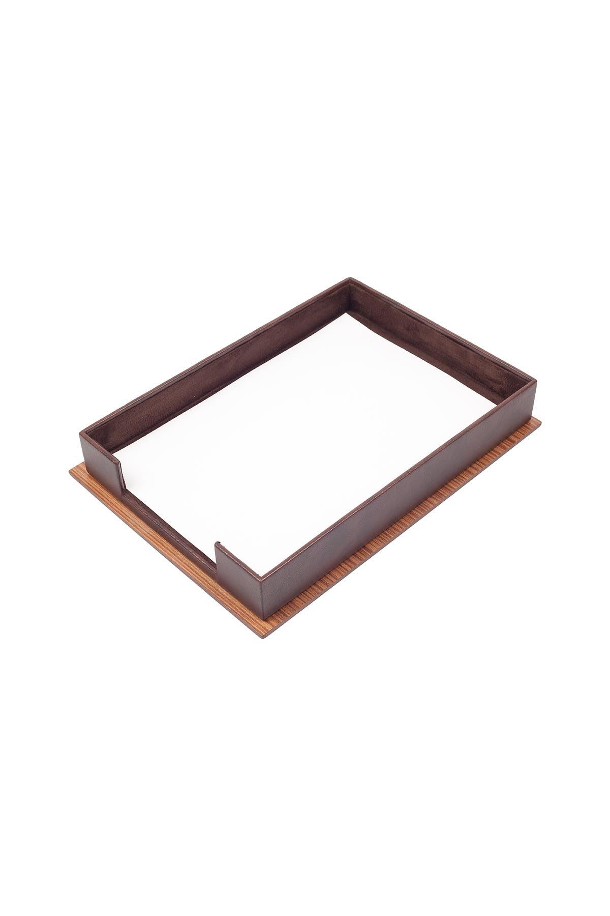 Star Lüks Deri Sümen Takımı – 11 Parça Siyah | Tekli Evrak Raflı Masa Sümen Takımı