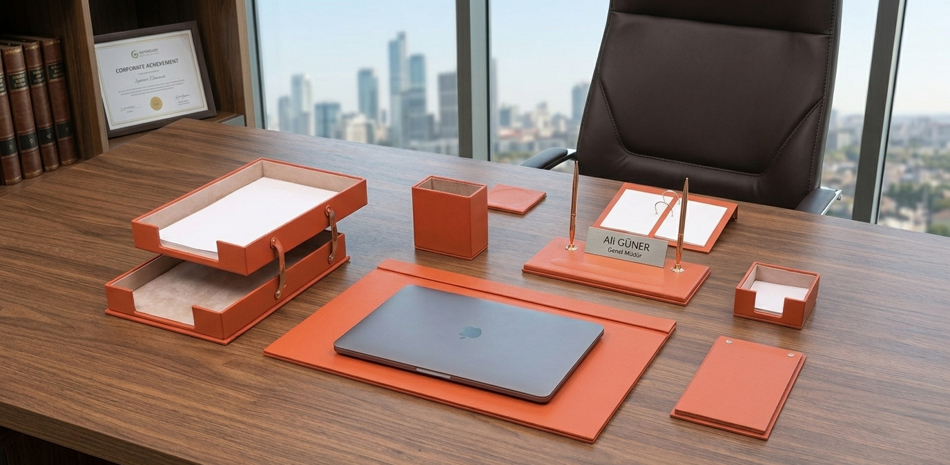 Sümen Takımı ile Yönetici Masası Düzeni | Deri ve Ahşap Sümen Takımı Rehberi