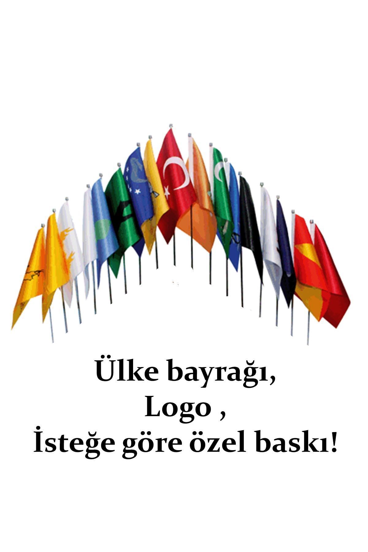 Tekli Masa Bayrağı (Krom)