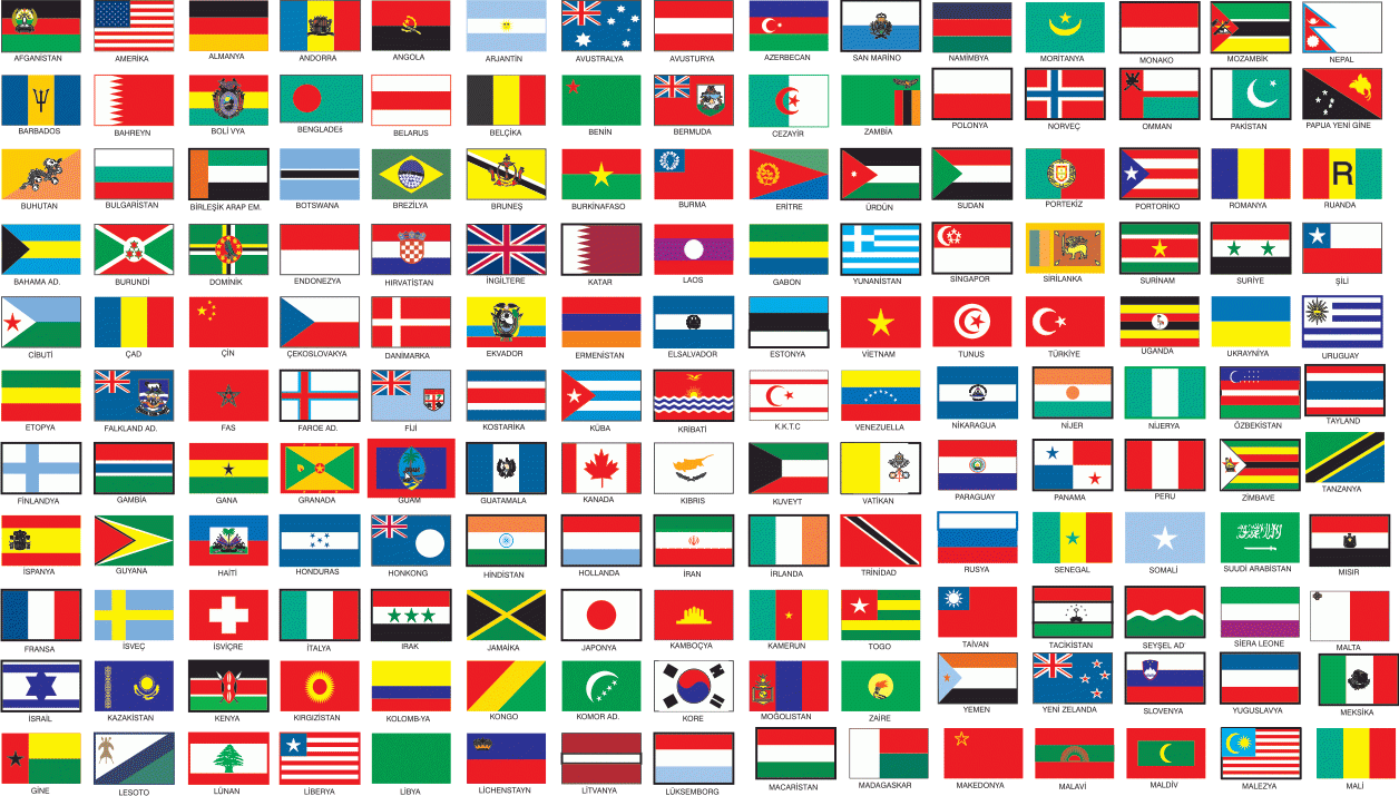 İkili Masa Bayrağı (Krom)