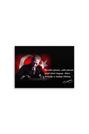 Atatürk Dekoratif Kanvas Tablo