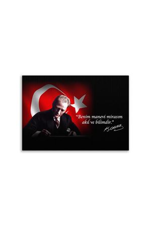 Atatürk Dekoratif Kanvas Tablo