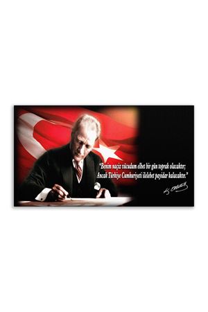 Atatürk Dekoratif Kanvas Tablo
