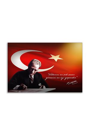 Atatürk Dekoratif Kanvas Tablo