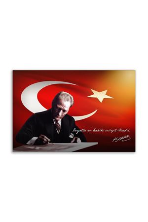 Atatürk Dekoratif Kanvas Tablo