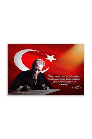 Atatürk Dekoratif Kanvas Tablo