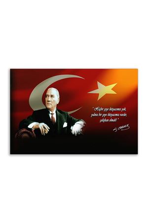 Atatürk Dekoratif Kanvas Tablo