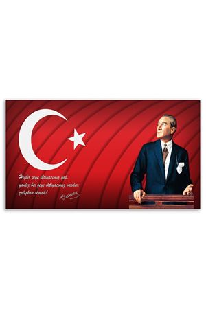 Atatürk Dekoratif Kanvas Tablo