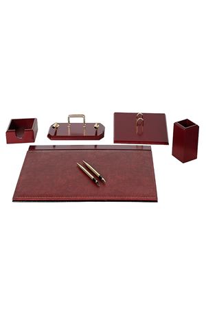 Flaş Ahşap Sümen Takımı Bordo 6 Aksesuarlı