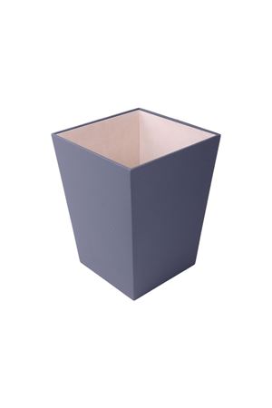 Deri Çöp Kovası Gri