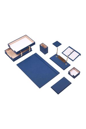 Özel Deri Sümen Takımı Oluşturma Mavi