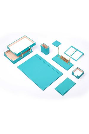 Özel Deri Sümen Takımı Oluşturma Turkuaz